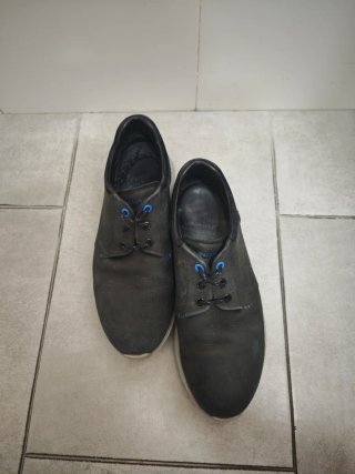 Zapatos Panama Jack Negros y Azules