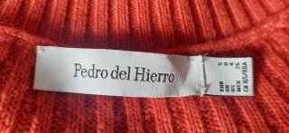 Vestido Pedro del Hierro rojizorijo  arananjado