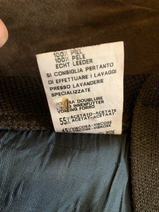 Gilet Vintage Il Granchio Pelle Scamosciata Marron