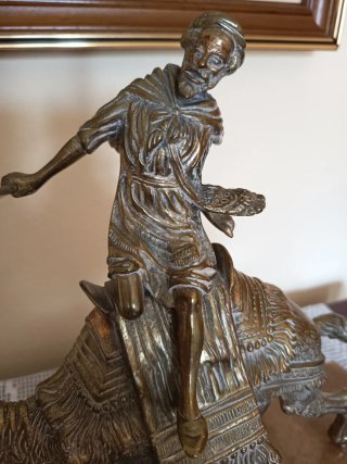 Figura Bronce Orientalista Camello