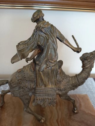 Figura Bronce Orientalista Camello