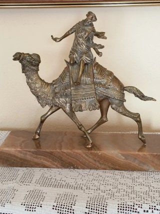Figura Bronce Orientalista Camello