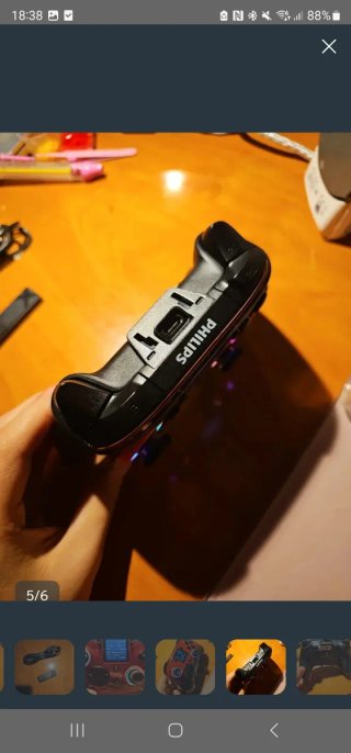 Mando para PC/PS4 Negro y Rojo