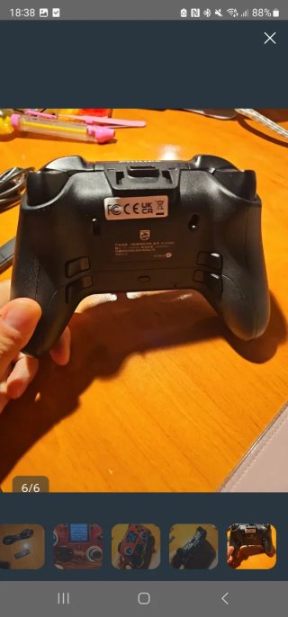 Mando para PC/PS4 Negro y Rojo