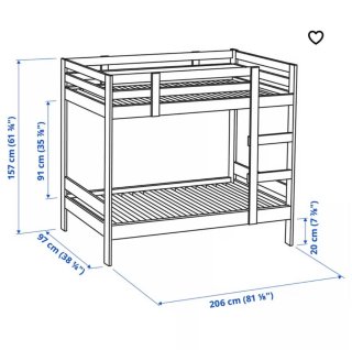 Litera Ikea Mydal Madera Natural