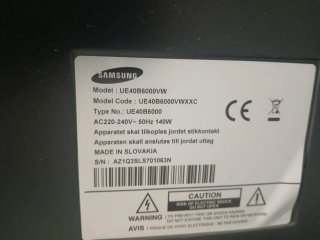 Televisor Samsung 40 Negro