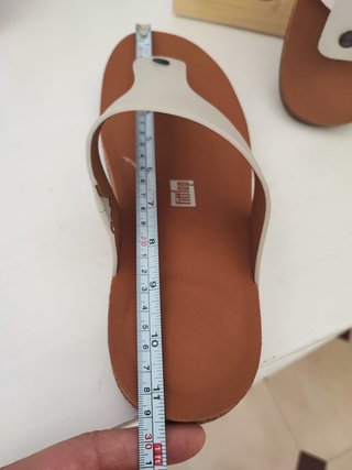 FitFlop Iquishion Sandalias Piel Beige Talla 44