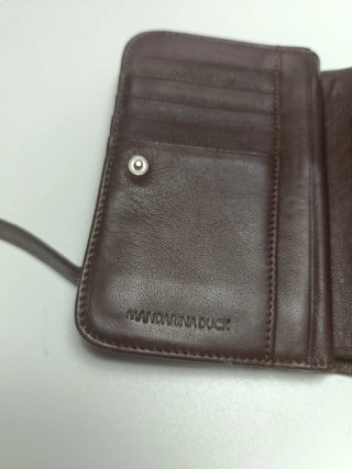 Monedero Marrón Piel
