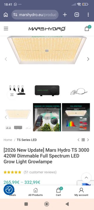 Mars Hydro TS3000 - 1 cultivo