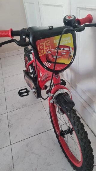 Bicicleta infantil Cars Rayo McQueen