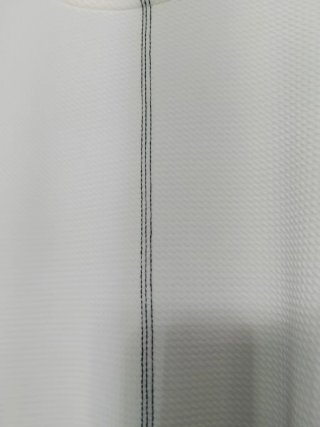 Camiseta de Punto de Sfera Manga 3/4 Blanca y Negr