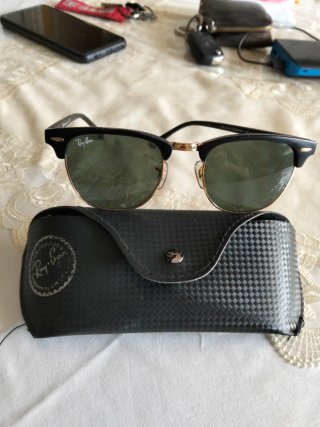 Gafas de sol Ray-Ban Clubmaster Negro/Dorado