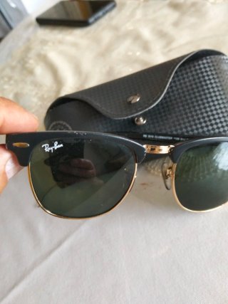 Gafas de sol Ray-Ban Clubmaster Negro/Dorado