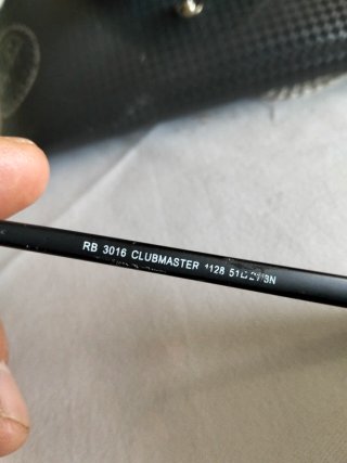 Gafas de sol Ray-Ban Clubmaster Negro/Dorado