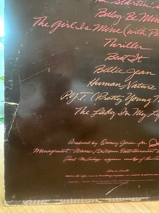 Vinilo Michael Jackson Thriller 1982 Original