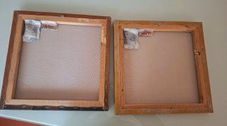 Set di 2 quadri da cucina con frutta