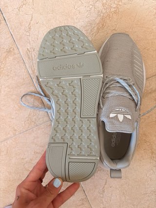 Zapatillas Adidas Beige/Gris Talla 38