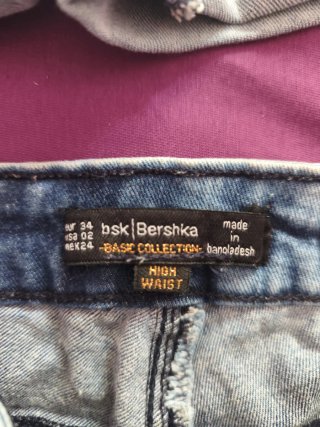 Pantalones cortos vaqueros Bershka Talla S
