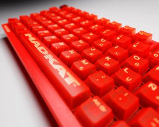 Teclado Mecánico Madkat Edición Rubius Rojo