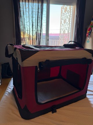 Transportín Cama Perro Mediano Ferplast plegable