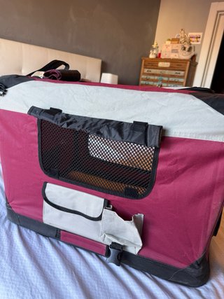 Transportín Cama Perro Mediano Ferplast plegable