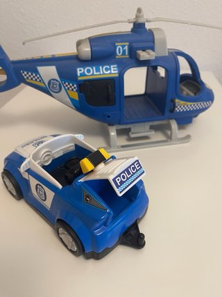 Pin y Pon Acción: Cárcel, Helicóptero y Coche