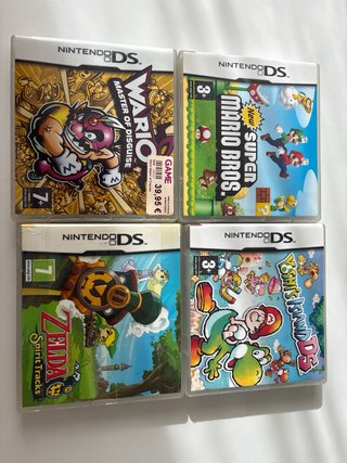 Lote 4 juegos Nintendo DS