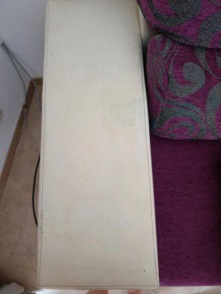 Sofá Chaiselongue Blanco y Morado