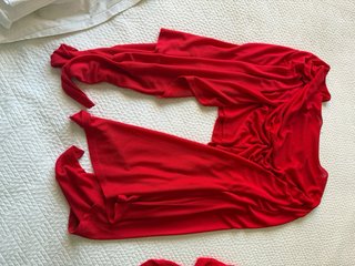 Mono Zara capa rojo Talla M