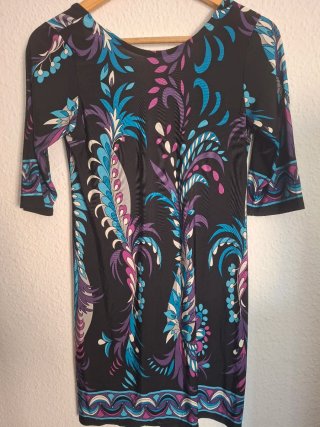 Vestido estampado multicolor