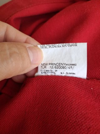 Vestido Polo Burberry Rojo Sin Mangas
