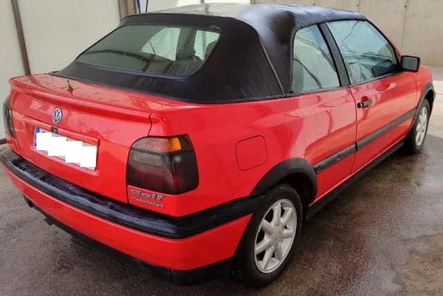 Convertible Volkswagen Golf descapotable cabrio