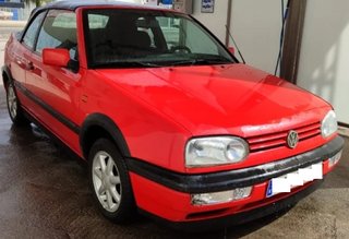 Convertible Volkswagen Golf descapotable cabrio