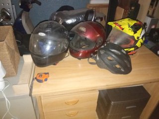 Cascos de moto y bici segunda mano