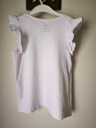 T-shirt H&M Branco 8/10 anos