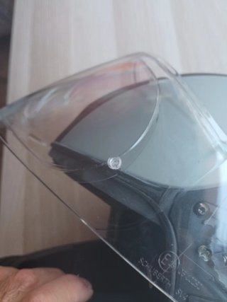 Casco Moto Schuberth R2 Gris y negro.