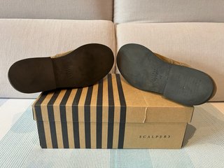 Zapatos Scalpers Ante Beige/Marrón