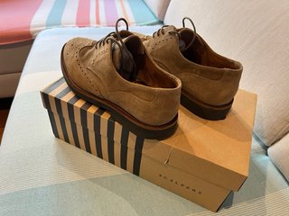Zapatos Scalpers Ante Beige/Marrón