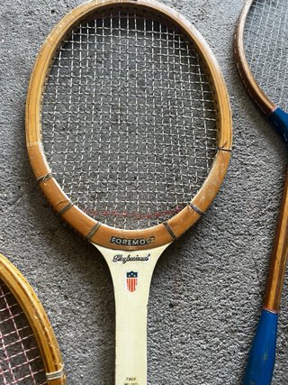 Lote 4 raquetas tenis antiguas