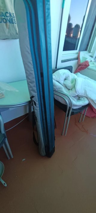 3 Cañas de Pescar Fibra con Funda