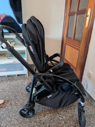 Carro Bebé Bugaboo Bee 6 Negro. Sin capazo.