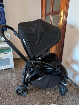 Carro Bebé Bugaboo Bee 6 Negro. Sin capazo.