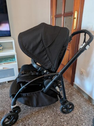 Carro Bebé Bugaboo Bee 6 Negro. Sin capazo.