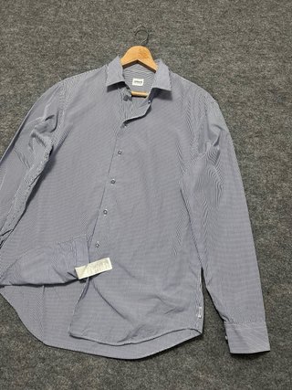 Camisa Armani Collezioni Talla L Rayas