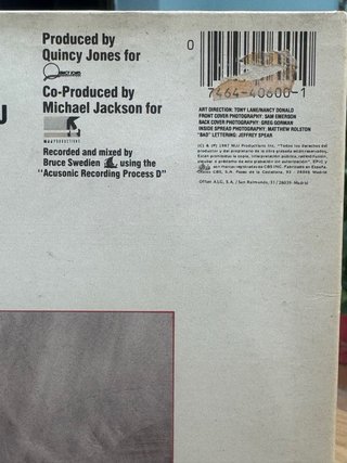 Vinilo Michael Jackson Bad 1989