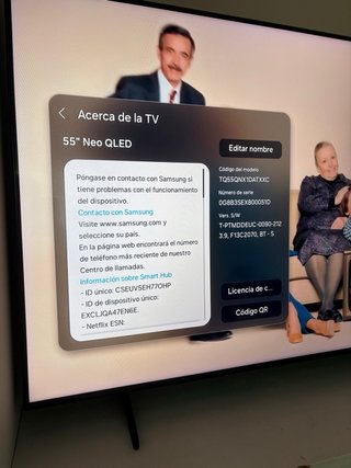 TV Samsung Neo QLED 4K 55 Pulgadas