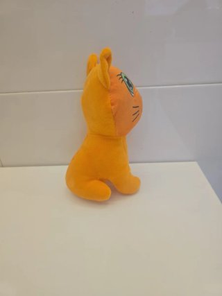 Peluche gato naranja