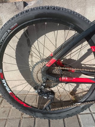 Bicicleta RockRider 560 Monoplato Roja