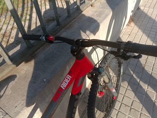 Bicicleta RockRider 560 Monoplato Roja