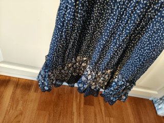 Vestito corto scollo all'americana